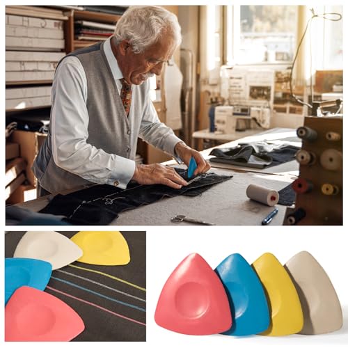 4 Pack Tailors Chalk, Washable Sewing Chalk for Fabric