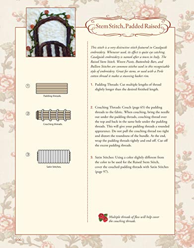 The Art of Elegant Hand Embroidery: Embellishment and Applique (Landauer) Hardcover Spiral Binding with included DVD of 124 Printable Patterns