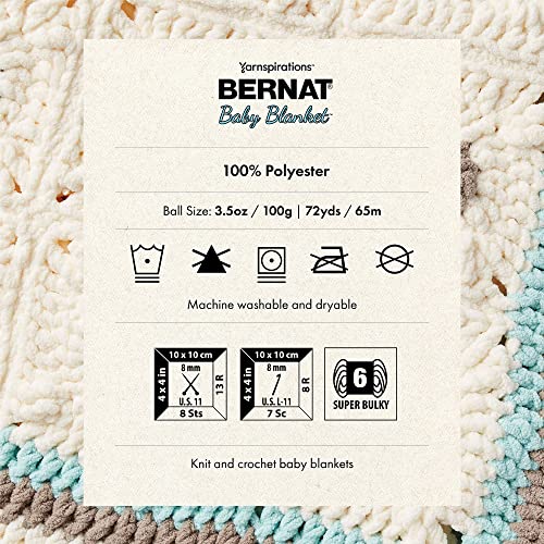 Bernat Baby Blanket Yarn for Crocheting Soft, Baby Yellow, 3-Pack - color: Baby Yellow, size: 3 Pack, style: Baby Blanket