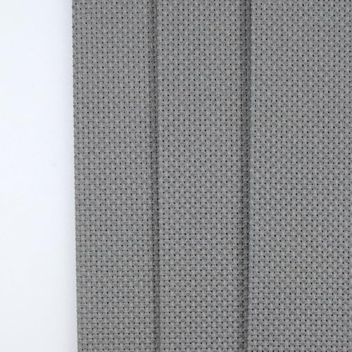 KCS 3 pc of 12" x 18"(30cmx45cm) Counted Cotton Aida Cloth Cross Stitch Fabric (Medium Grey,14CT) - color: Medium Grey, size: 14CT