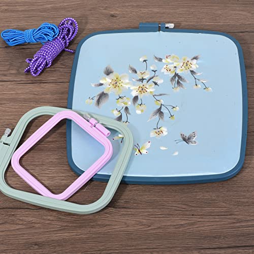 PATIKIL Embroidery Hoops Square Cross Stitch Hoops Frames ABS Plastic