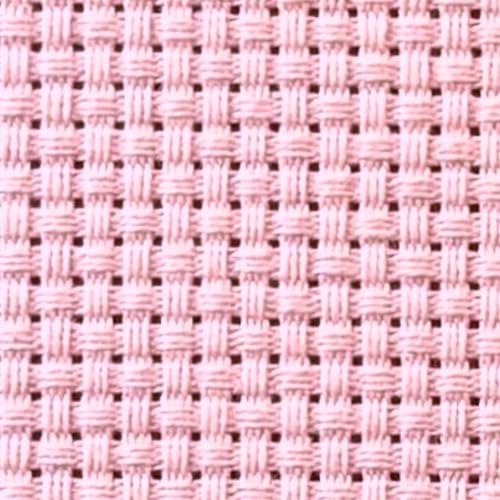 2 Sheets of Pink 11 Count Aida Cloth – 18 x 18 Inch Pre-Cut Fabric Squares – Cross Stitch Fabric – 100% Cotton – Ideal for Needlework & Embroidery – The Knotty Unicorn - color: Pink
