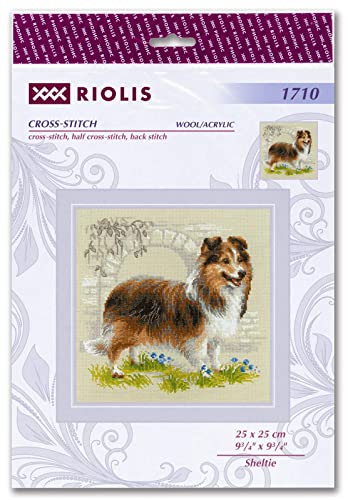 RIOLIS 1710 Sheltie Counted Cross Stitch Kit 9.84 x 9.84 in