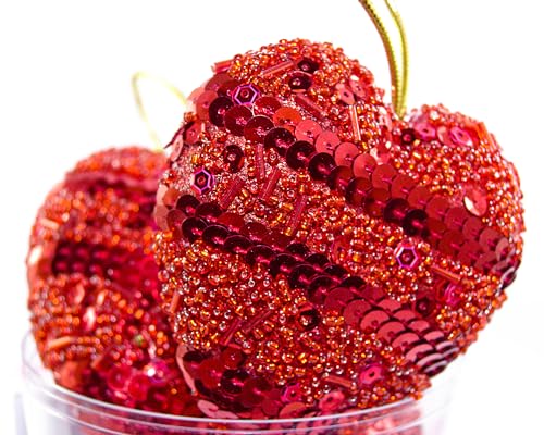 Mixed Craft Beads 1000Pcs/20g Glass Seed Tube Bead Bugle Bead 1.5-4.5mm Small Loose Spacer Beads for DIY Bracelets Necklace Earring Jewelry Making (Red) - color: Red
