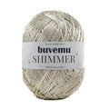 Shimmer Metallic Thread for Crochet, Lace, Light Gold, Gold Glitter - color: Light Gold, Gold Glitter, size: 1 Pack