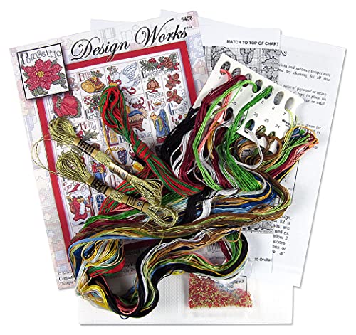 Christmas ABC Sampler Counted Cross Stitch Kit