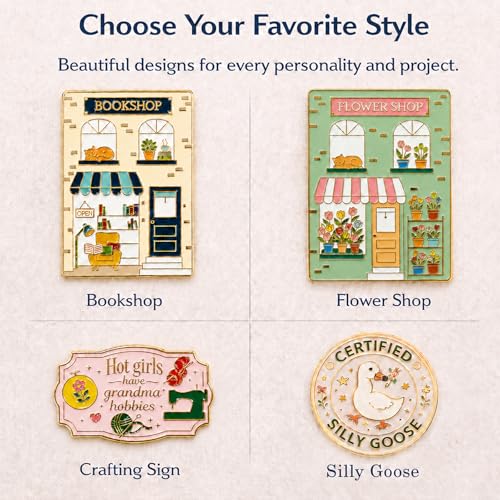 Magnetic Needle Minder, Needle Minder for Cross Stitch Embroidery Sewing, Cute Funny Needleminder Needle Holder, Strong Magnet Needle Nanny, Gift for Women Stitch Lovers, (Embroidery Machine) - color: Embroidery machine