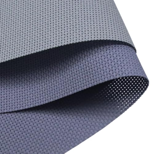KCS 2 pc of 15" x 18"(38cmx45cm) 11 Count Cross Stitch Cotton Aida Cloth Needlework Fabric Box (Light Grey+Light Steel Grey,11CT) - color: Light Grey+light Steel Grey, size: 11CT