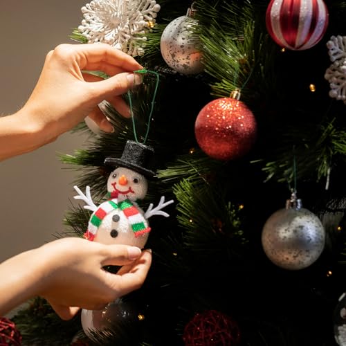 Christmas Tree Ornament String Hanger Precut Ribbon Hook with Snap Fastener - color: Green, size: 200pcs