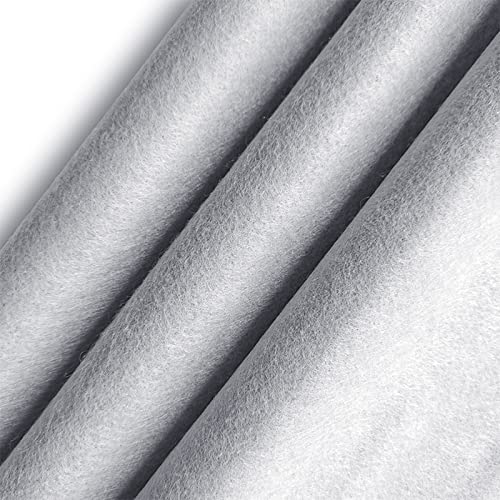 Jtnohx Craft Felt Sheets 1 Square Yard Felt Fabric Grey 1.4mm - color: Gray
