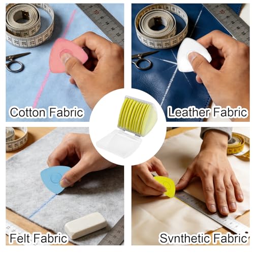 Professional Tailors Chalk Sewing Tailor's Fabric Marker Chalk for Quilting,Sewing Supplies Accessories - color: Yellow