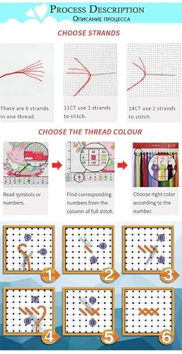 Magxvouy Cross Stitch Kits Stamped Full Range of Embroidery Kits,Cross Stitch Patterns Needlework Kits for Beginners 11CT Printed Kits&Mountain and River Deer 16x20 inch - color: Artcolor27
