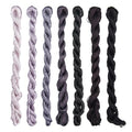 Natural 100% Silk Thread, Handmade Embroidery Thread Silk Floss 7 Colors 110m Each (14) - color: 14