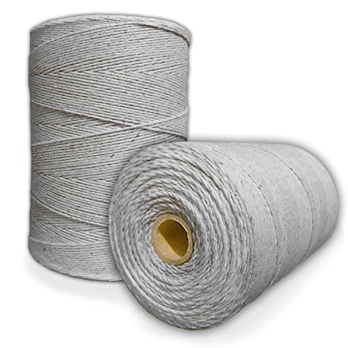 Durable Loom Warp Thread (Gray), 8/4 Warp Yarn (800 Yards), Perfect for Weaving: Carpet, Tapestry, Rug, Blanket or Pattern - Warping Thread for Any Loom - color: Gray
