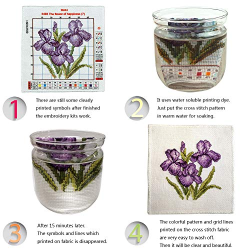 Printed Cross Stitch Kits 11CT 15X19 inch 100% Cotton Holiday Gift DIY Embroidery Starter Kits Easy Patterns Embroidery for Adults Crafts DMC Stamped Cross-Stitch Supplies Needlework Girl Adventure - color: Stamped 18.9X14.5 inch
