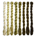 Natural 100% Silk Thread, Handmade Embroidery Thread Silk Floss 8 Colors 110m Each (85) - color: 85