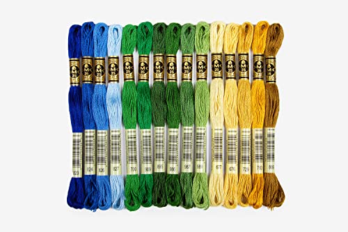 DMC Embroidery Floss Pack - Holiday Decor - 8.7 Yards - 30 skeins - color: Assorted, size: 8.7 Yards (30 skeins)
