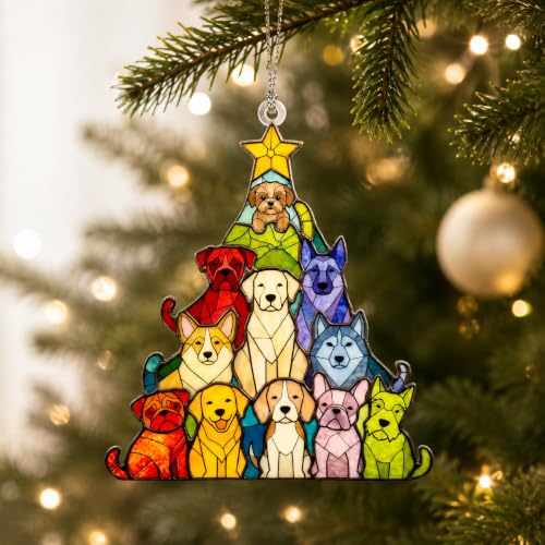 Dog Ornaments for Christmas Tree, Dog Christmas Ornaments 2026, Dogs Lover - color: Dog Tree