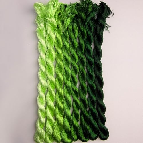 100% Mulberry Silk Embroidery Thread 8 Colors 110m Each (31) - color: 31