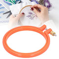 Cross Stitch Embroidery Hoop, Cross Stitch Embroidery Circle Adjustable Cross Stitch Hoop Ring for Embroidery for Sewing for Craft for Art(4 inches)