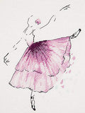 PANNA - Counted Cross Stitch Kit - Anemone Flower Ballerina - C-1886-27 Count - Linda - 9.06 x 7.68 inch - DIY kit