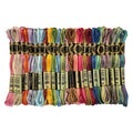 26 Gorgeous Color Variations Floss Variegated Cross Stitch Threads, Set A - color: Set A - 26 Colors