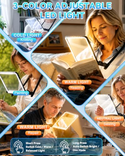 2026 Upgraded 12X Magnifying Glass with Light for Reading