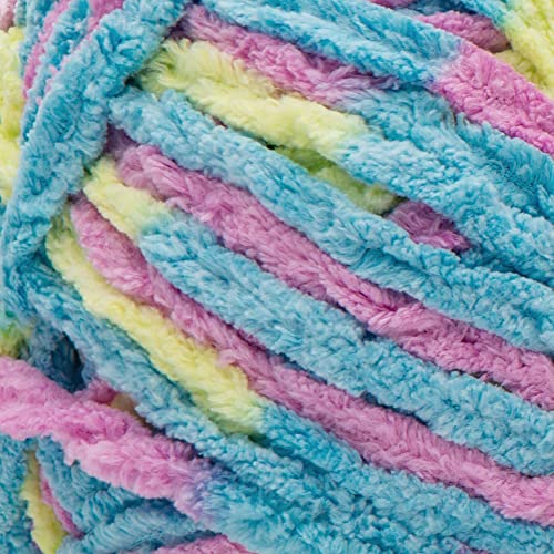 Bernat BABY BLANKET BB Jelly Beans Yarn - 1 Pack of 10.5oz/300g - Polyester - #6 Super Bulky - 220 Yards - Knitting/Crochet - color: Jelly Beans, size: 1 Pack