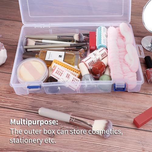 SGHUO Diamond Painting Storage Container 120 Slots Bead Organizer Box Tools - style: 120
