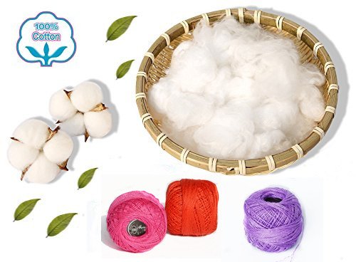 Crochet Thread Cotton Yarn Threads Balls 90 Balls Popular Rainbow Colors of Size 8 Le paon 95 Yards Balls 8550 Yards 100% Long Staple Cotton Mercerized Cotton