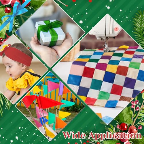 ZMAAGG Jelly Roll Fabric, 40PCS Christmas 8 Random Colors Quilting Fabric - color: Multicolor-4