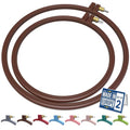 Maker Susan Plastic Embroidery Hoop, Hello Series Cross Stitch Hoops for Beginners, Punch Needle Hoop, Embroidery Frames for Sewing, Needlework, Embroidery Projects (Brown, 2 Pcs Set) - style: Brown