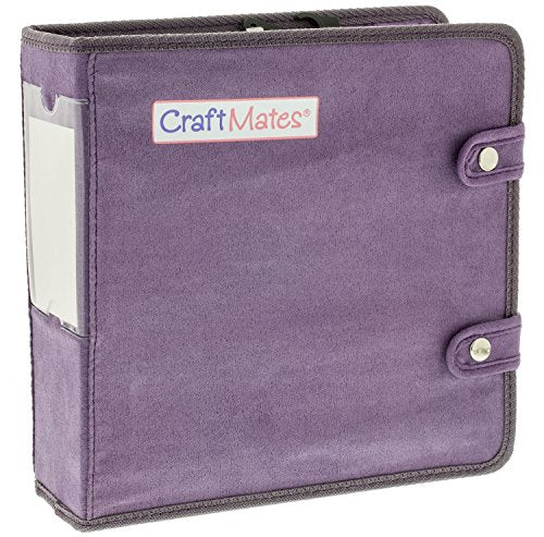 Craft Mates Double-Sided Case, 8 Organizers, Locking Compartments, Clear - style: 56 Compartment Case