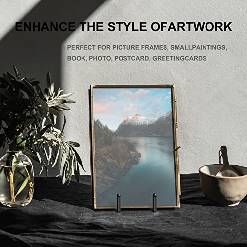 Hoewina 5 Pack 6 Inch Plate Stands for Display, Plate Holder Display Stand