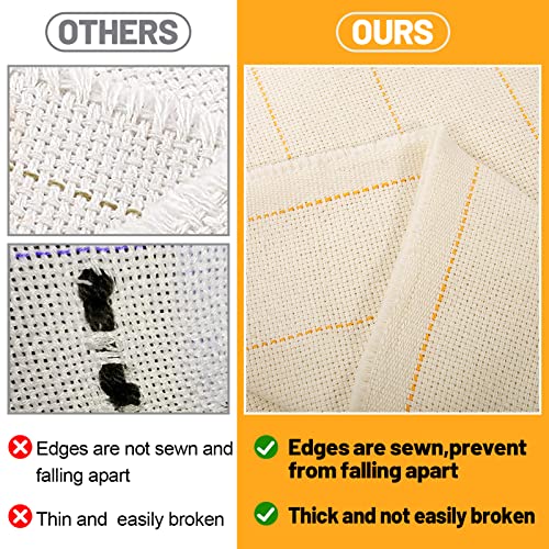 85×79in Durable Yet Forgiving Overlocking Tufting Cloth with Marked Line - size: 85 × 79 inch