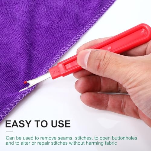 Leriton 48 Pcs Seam Rippers Bulk Sewing Thread Cutter, Multicolor