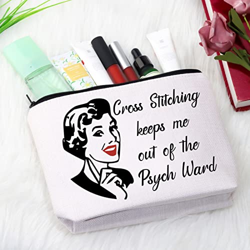 GJTIM Needleworker Gift Sewing Lover Gift Cross Stitching Project Bag Sewing Accessories Case for Cross Stitching Lovers (CrossStitching Bag)
