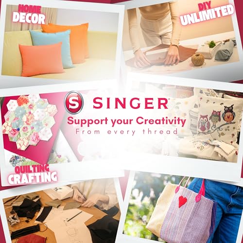 Singer Fabric, 100% Cotton, Embroidery Fabric, Cut by The Yard, Pink - color: Pink