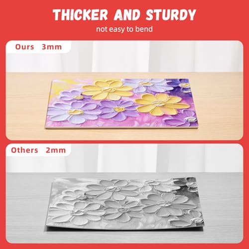 Simetufy Canvas Boards for Painting 104 Pack 8 x 10 Inch Blank Flat Canvas Panels 100% Cotton Pre-Primed for Acrylic & Oil Paint, Art Supplies for Kids & Adults - size: 8"x10"- 104 pack