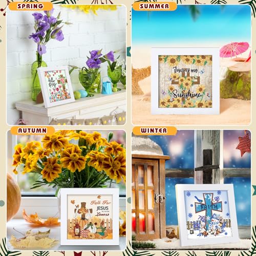 Trandraft 13 Pcs Christian Cross Holiday Small Diamond Art Kits for Adults - style: Bible Cross