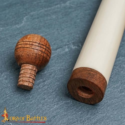 Lord of Battles Genuine Bone Needle Holder Durable Sewing Tool Organizer Medieval Needles Storage Case for Sewing, Embroidery & Crafting Needles Storage (Bone Holder)