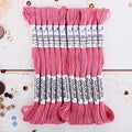 12 Skeins ThreadArt Cotton Embroidery Floss, Dusty Rose - color: Dusty Rose