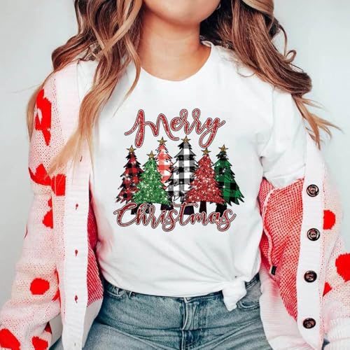 4 Packs Santa Claus Iron on Transfers Stickers Christmas Heat Transfer Vinyl Iron on Patches Christmas Tree Dwarf Car HoHoHo Design Iron on Decals for Clothes Pillow Hoodie DIY Crafts Supplies - color: N