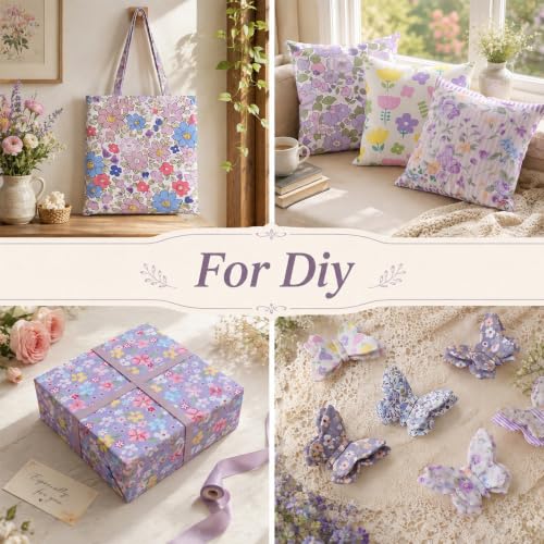 100 Pcs Purple Charm Pack Fabric for Quilting 5 Inch - color: Purple, size: 5″