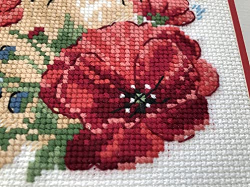 RIOLIS 1986 Bunny in Flowers Counted Cross Stitch Kit 6 x 7 in - style: Bunny in Flowers 1986