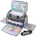 LUXJA Sewing Machine Case with Removable Padding Pad, Gray - color: Gray, style: Sewing Machine Bag