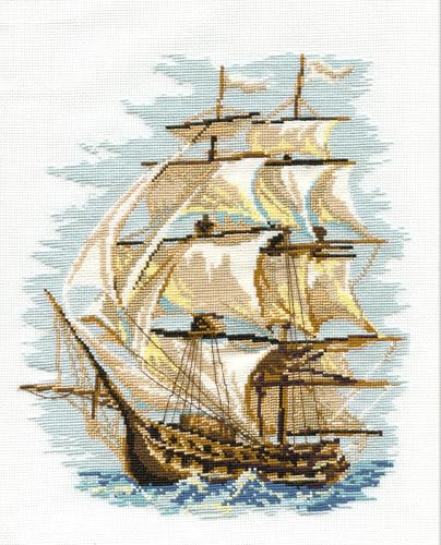 RIOLIS 479 Ship Counted Cross Stitch Kit 11.81 x 15.75 in