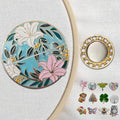 Magnetic Needle Minder Magnet Embroidery Accessories and Supplies Embroidery Needle Holder Cross Stitch Holder Needlework Supplies (Lily) - size: lily