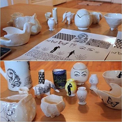 Waterslide Decal Paper for Inkjet Printers Only, Clear Transparent Water Slide Transfer Paper for DIY Mugs, Glass, Ceramic, A4 Size (8.3 x 11.7 Inches), 20 Sheets – Rolurious
