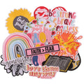 12Pcs Bible Verse Iron On Patches, Christian Embroidered Patches Inspirational Religious Quotes Sewing Applique for Trucker Hat Clothing Jackets - color: 12Pcs Christian